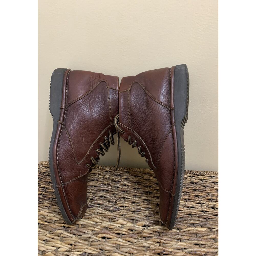 Boemos Italian brown leather mens boots preppy luxury 10